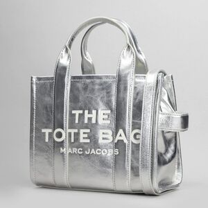 Marc Jacobs Metallic Silver Tote Crossbody NEW AUTHENTIC